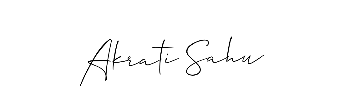 Once you've used our free online signature maker to create your best signature Allison_Script style, it's time to enjoy all of the benefits that Akrati Sahu name signing documents. Akrati Sahu signature style 2 images and pictures png