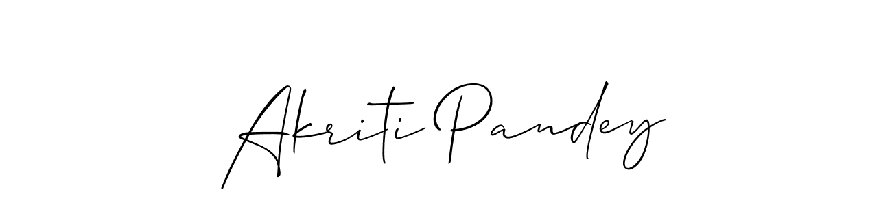 You can use this online signature creator to create a handwritten signature for the name Akriti Pandey. This is the best online autograph maker. Akriti Pandey signature style 2 images and pictures png