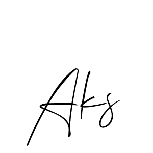 Also You can easily find your signature by using the search form. We will create Aks name handwritten signature images for you free of cost using Allison_Script sign style. Aks signature style 2 images and pictures png