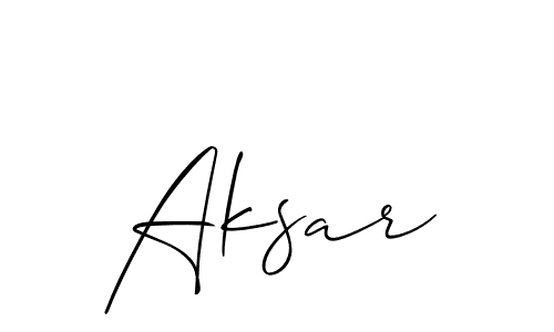 Best and Professional Signature Style for Aksar. Allison_Script Best Signature Style Collection. Aksar signature style 2 images and pictures png