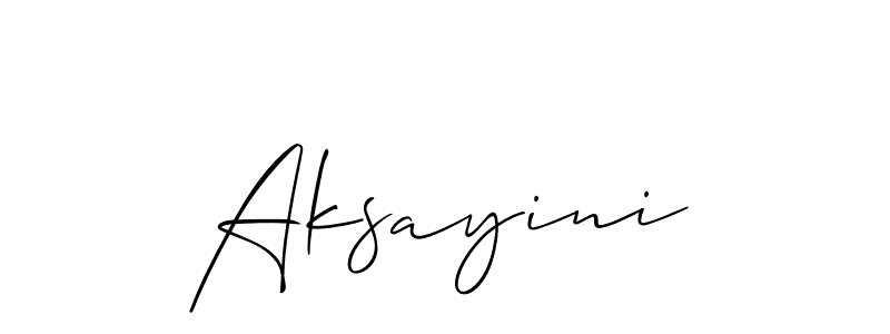 Once you've used our free online signature maker to create your best signature Allison_Script style, it's time to enjoy all of the benefits that Aksayini name signing documents. Aksayini signature style 2 images and pictures png