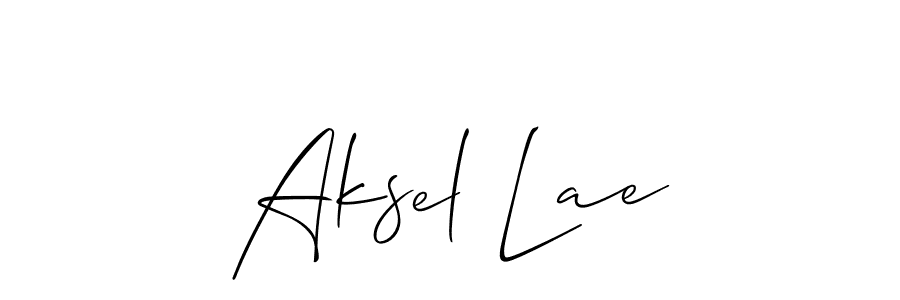Make a beautiful signature design for name Aksel Lae. Use this online signature maker to create a handwritten signature for free. Aksel Lae signature style 2 images and pictures png