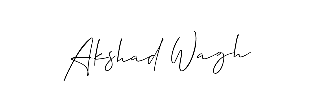 This is the best signature style for the Akshad Wagh name. Also you like these signature font (Allison_Script). Mix name signature. Akshad Wagh signature style 2 images and pictures png