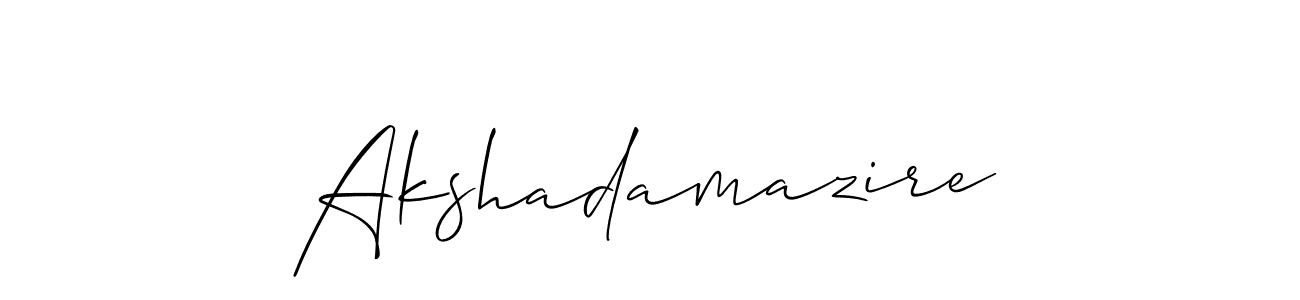 You can use this online signature creator to create a handwritten signature for the name Akshadamazire. This is the best online autograph maker. Akshadamazire signature style 2 images and pictures png