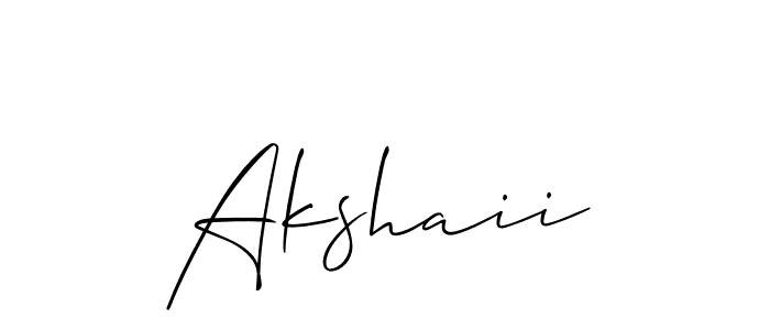 Also You can easily find your signature by using the search form. We will create Akshaii name handwritten signature images for you free of cost using Allison_Script sign style. Akshaii signature style 2 images and pictures png