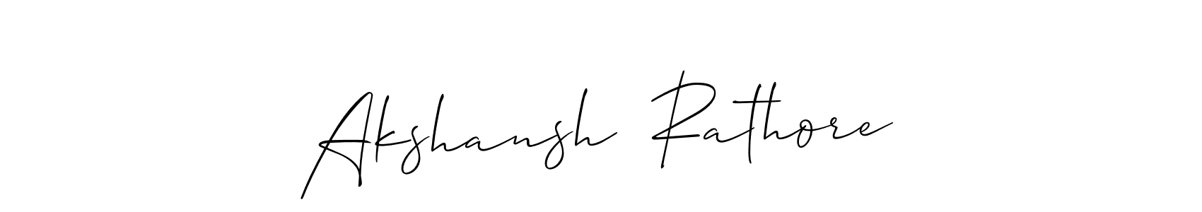 Once you've used our free online signature maker to create your best signature Allison_Script style, it's time to enjoy all of the benefits that Akshansh  Rathore name signing documents. Akshansh  Rathore signature style 2 images and pictures png