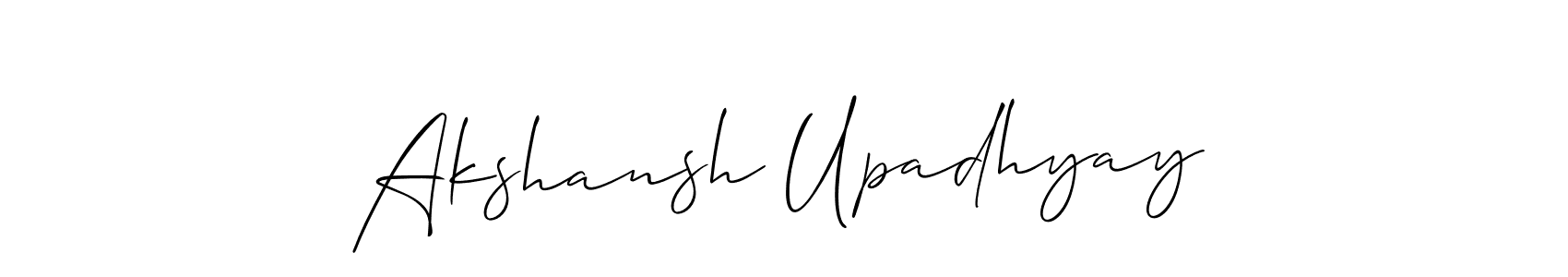 Check out images of Autograph of Akshansh Upadhyay name. Actor Akshansh Upadhyay Signature Style. Allison_Script is a professional sign style online. Akshansh Upadhyay signature style 2 images and pictures png
