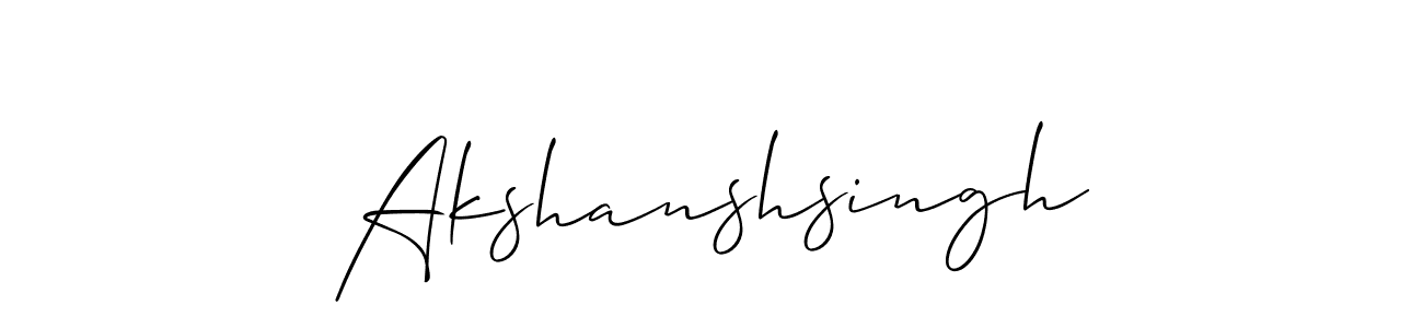 Make a beautiful signature design for name Akshanshsingh. Use this online signature maker to create a handwritten signature for free. Akshanshsingh signature style 2 images and pictures png