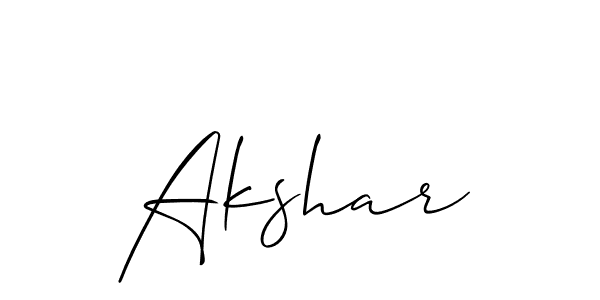 Best and Professional Signature Style for Akshar. Allison_Script Best Signature Style Collection. Akshar signature style 2 images and pictures png