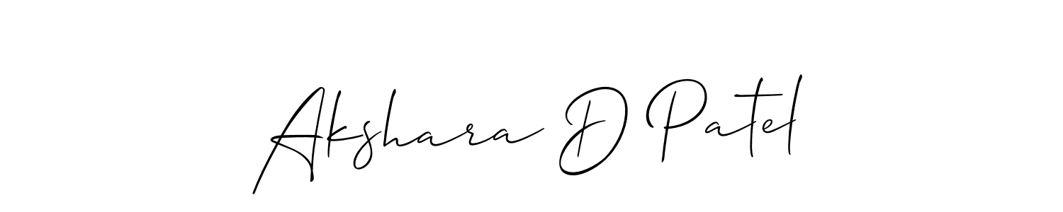 Check out images of Autograph of Akshara D Patel name. Actor Akshara D Patel Signature Style. Allison_Script is a professional sign style online. Akshara D Patel signature style 2 images and pictures png