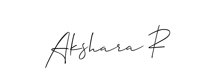 Make a short Akshara R signature style. Manage your documents anywhere anytime using Allison_Script. Create and add eSignatures, submit forms, share and send files easily. Akshara R signature style 2 images and pictures png