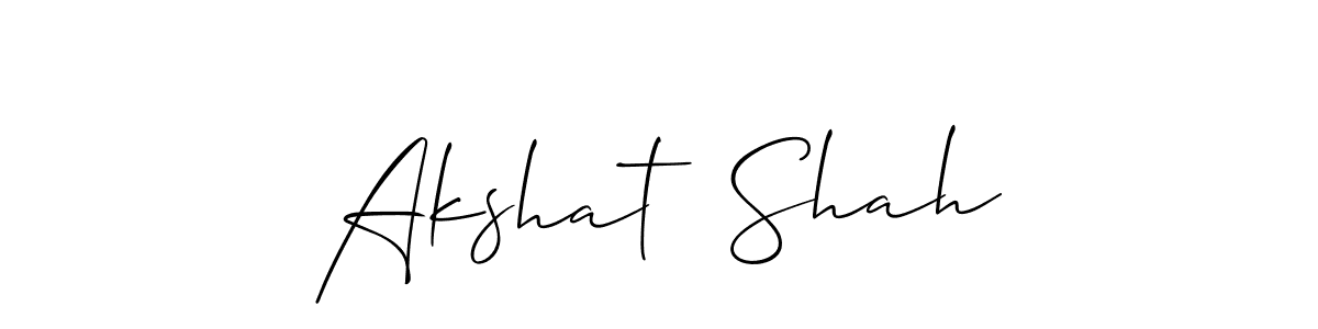 if you are searching for the best signature style for your name Akshat  Shah. so please give up your signature search. here we have designed multiple signature styles  using Allison_Script. Akshat  Shah signature style 2 images and pictures png