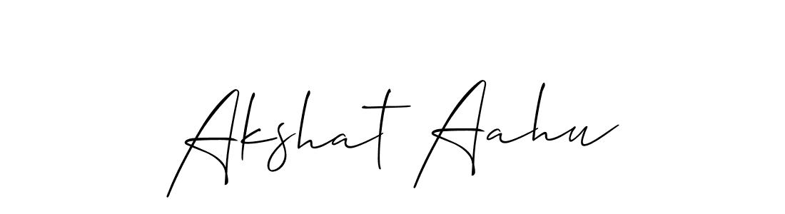 You should practise on your own different ways (Allison_Script) to write your name (Akshat Aahu) in signature. don't let someone else do it for you. Akshat Aahu signature style 2 images and pictures png