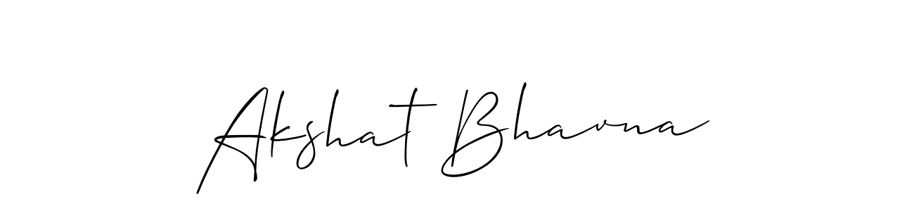 if you are searching for the best signature style for your name Akshat Bhavna. so please give up your signature search. here we have designed multiple signature styles  using Allison_Script. Akshat Bhavna signature style 2 images and pictures png