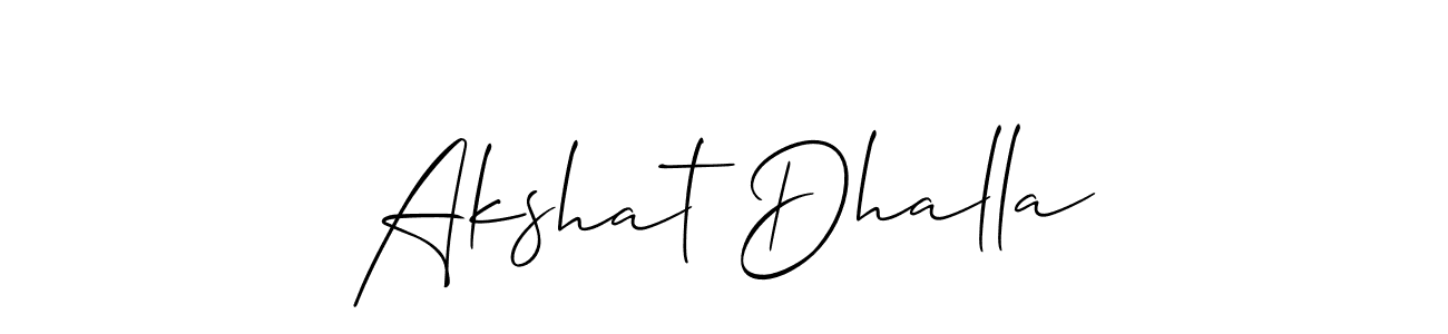 This is the best signature style for the Akshat Dhalla name. Also you like these signature font (Allison_Script). Mix name signature. Akshat Dhalla signature style 2 images and pictures png