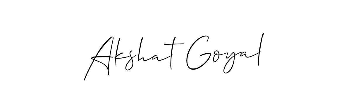 Make a beautiful signature design for name Akshat Goyal. Use this online signature maker to create a handwritten signature for free. Akshat Goyal signature style 2 images and pictures png