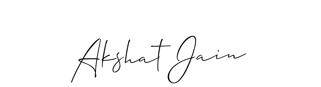 You should practise on your own different ways (Allison_Script) to write your name (Akshat Jain) in signature. don't let someone else do it for you. Akshat Jain signature style 2 images and pictures png