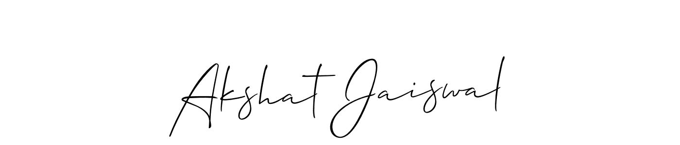 Akshat Jaiswal stylish signature style. Best Handwritten Sign (Allison_Script) for my name. Handwritten Signature Collection Ideas for my name Akshat Jaiswal. Akshat Jaiswal signature style 2 images and pictures png