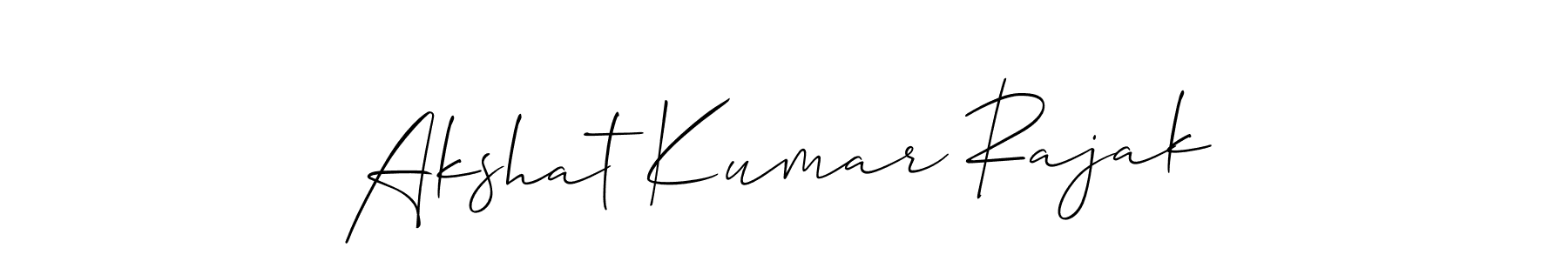 Also You can easily find your signature by using the search form. We will create Akshat Kumar Rajak name handwritten signature images for you free of cost using Allison_Script sign style. Akshat Kumar Rajak signature style 2 images and pictures png