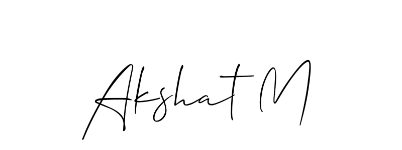 Once you've used our free online signature maker to create your best signature Allison_Script style, it's time to enjoy all of the benefits that Akshat M name signing documents. Akshat M signature style 2 images and pictures png