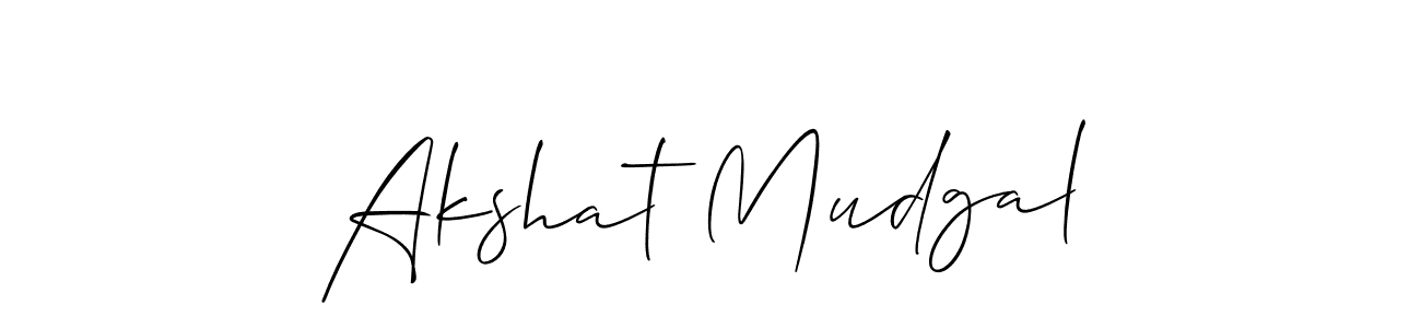 This is the best signature style for the Akshat Mudgal name. Also you like these signature font (Allison_Script). Mix name signature. Akshat Mudgal signature style 2 images and pictures png