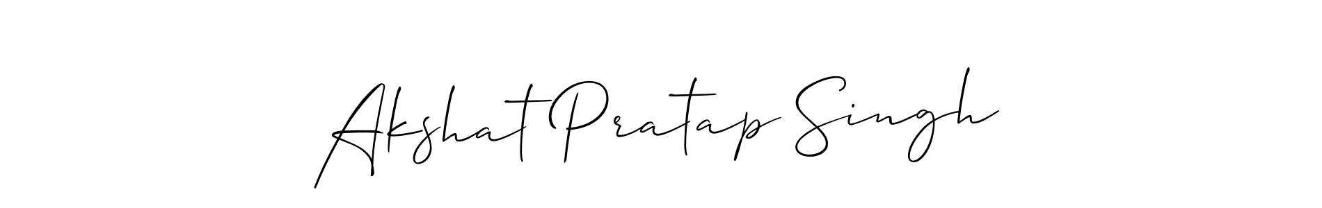 Also You can easily find your signature by using the search form. We will create Akshat Pratap Singh name handwritten signature images for you free of cost using Allison_Script sign style. Akshat Pratap Singh signature style 2 images and pictures png