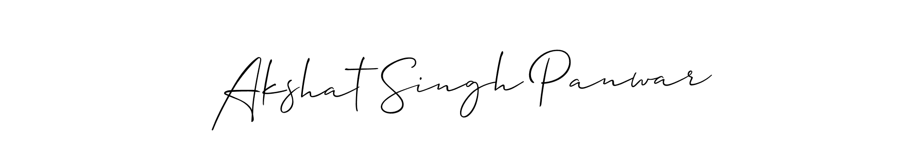 Also You can easily find your signature by using the search form. We will create Akshat Singh Panwar name handwritten signature images for you free of cost using Allison_Script sign style. Akshat Singh Panwar signature style 2 images and pictures png