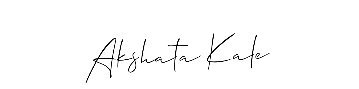 Also You can easily find your signature by using the search form. We will create Akshata Kale name handwritten signature images for you free of cost using Allison_Script sign style. Akshata Kale signature style 2 images and pictures png