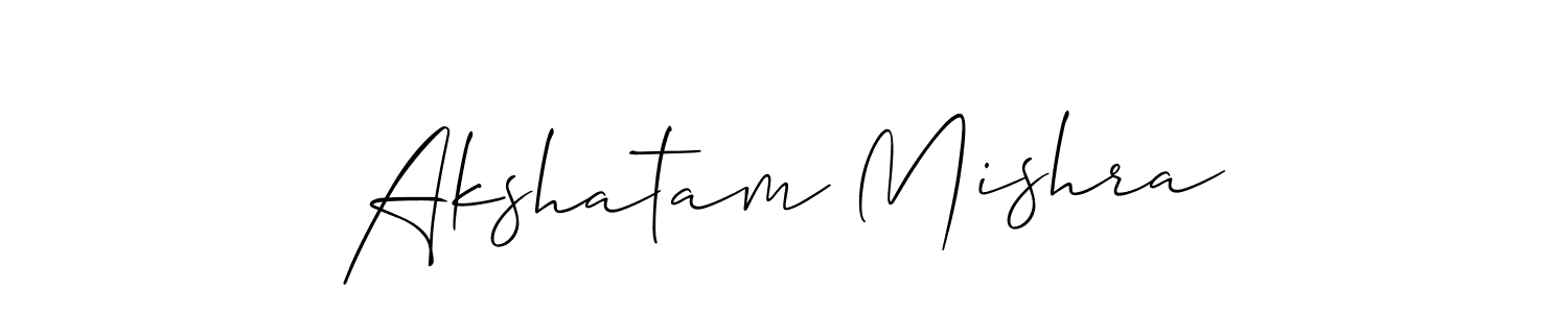 Also You can easily find your signature by using the search form. We will create Akshatam Mishra name handwritten signature images for you free of cost using Allison_Script sign style. Akshatam Mishra signature style 2 images and pictures png
