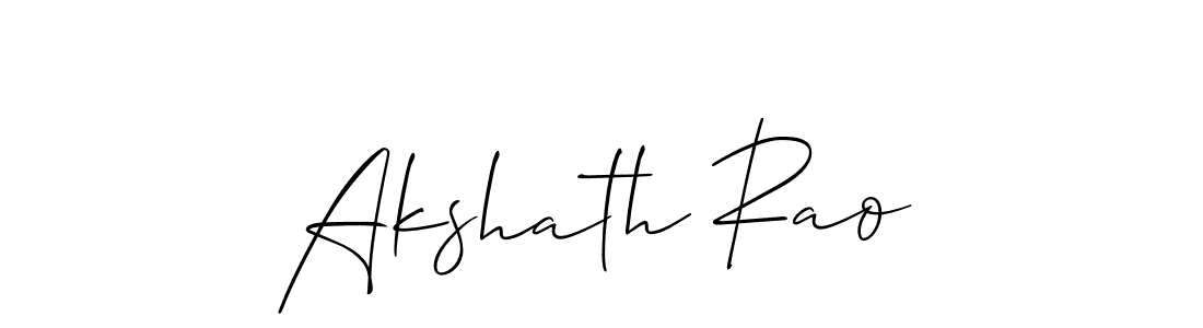 Similarly Allison_Script is the best handwritten signature design. Signature creator online .You can use it as an online autograph creator for name Akshath Rao. Akshath Rao signature style 2 images and pictures png