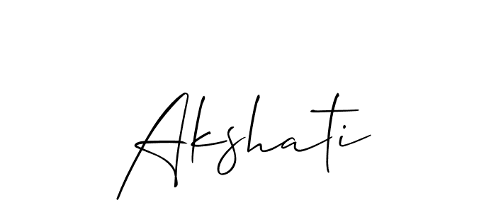 You can use this online signature creator to create a handwritten signature for the name Akshati. This is the best online autograph maker. Akshati signature style 2 images and pictures png