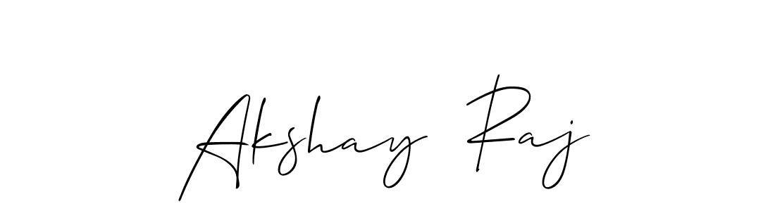 You should practise on your own different ways (Allison_Script) to write your name (Akshay  Raj) in signature. don't let someone else do it for you. Akshay  Raj signature style 2 images and pictures png