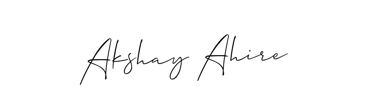 Make a beautiful signature design for name Akshay Ahire. Use this online signature maker to create a handwritten signature for free. Akshay Ahire signature style 2 images and pictures png