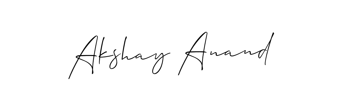You can use this online signature creator to create a handwritten signature for the name Akshay Anand. This is the best online autograph maker. Akshay Anand signature style 2 images and pictures png