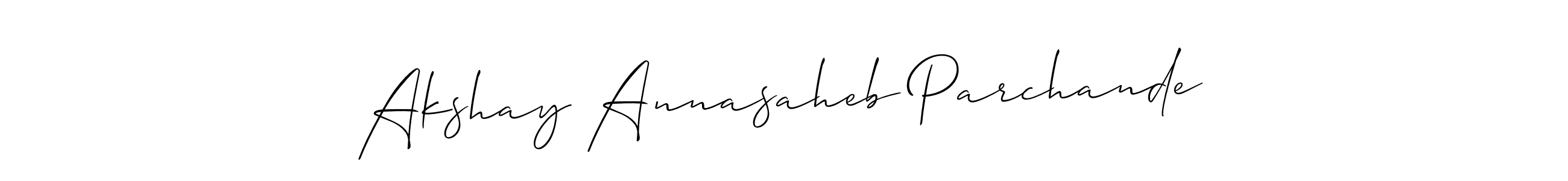 Also You can easily find your signature by using the search form. We will create Akshay Annasaheb Parchande name handwritten signature images for you free of cost using Allison_Script sign style. Akshay Annasaheb Parchande signature style 2 images and pictures png