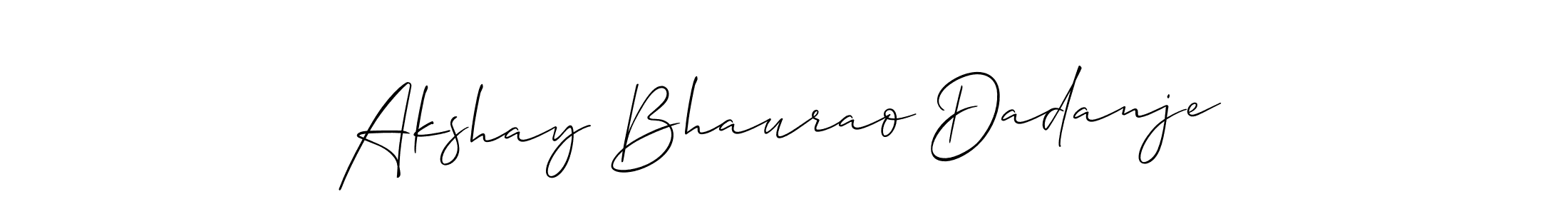 This is the best signature style for the Akshay Bhaurao Dadanje name. Also you like these signature font (Allison_Script). Mix name signature. Akshay Bhaurao Dadanje signature style 2 images and pictures png