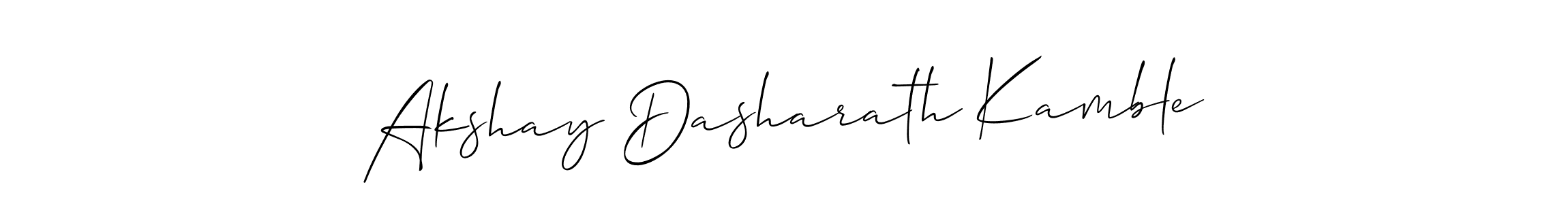 This is the best signature style for the Akshay Dasharath Kamble name. Also you like these signature font (Allison_Script). Mix name signature. Akshay Dasharath Kamble signature style 2 images and pictures png