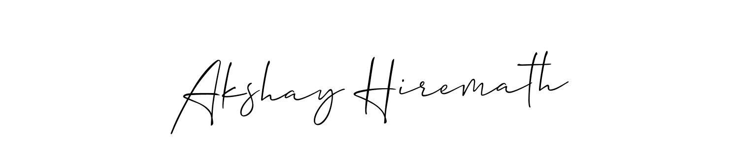 You can use this online signature creator to create a handwritten signature for the name Akshay Hiremath. This is the best online autograph maker. Akshay Hiremath signature style 2 images and pictures png