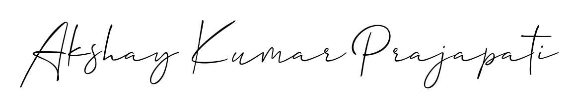 Make your name Akshay Kumar Prajapati memorable on every contract using Allison_Script autograph style. Instant transparent background export available. Akshay Kumar Prajapati signature style 2 images and pictures png