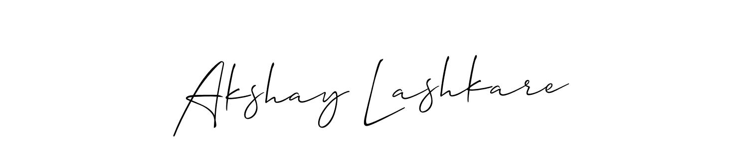 Best and Professional Signature Style for Akshay Lashkare. Allison_Script Best Signature Style Collection. Akshay Lashkare signature style 2 images and pictures png
