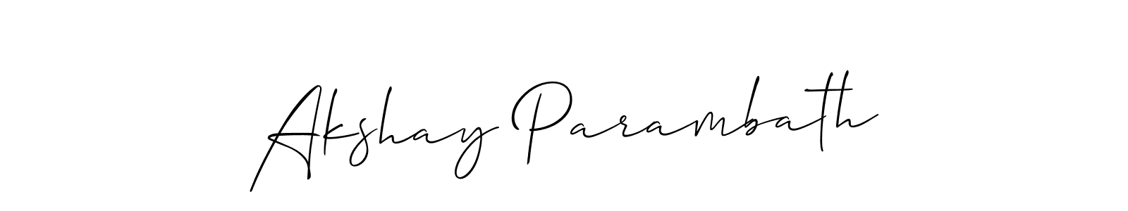 if you are searching for the best signature style for your name Akshay Parambath. so please give up your signature search. here we have designed multiple signature styles  using Allison_Script. Akshay Parambath signature style 2 images and pictures png