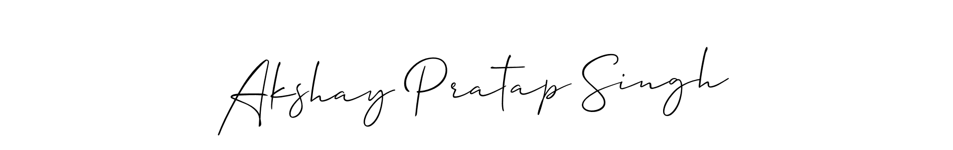 How to Draw Akshay Pratap Singh signature style? Allison_Script is a latest design signature styles for name Akshay Pratap Singh. Akshay Pratap Singh signature style 2 images and pictures png