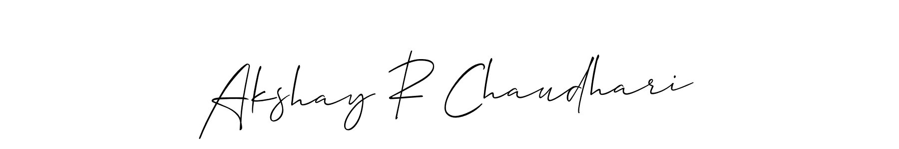 This is the best signature style for the Akshay R Chaudhari name. Also you like these signature font (Allison_Script). Mix name signature. Akshay R Chaudhari signature style 2 images and pictures png