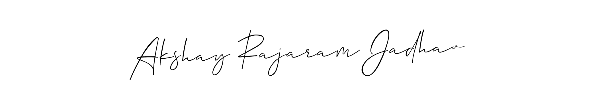 Similarly Allison_Script is the best handwritten signature design. Signature creator online .You can use it as an online autograph creator for name Akshay Rajaram Jadhav. Akshay Rajaram Jadhav signature style 2 images and pictures png