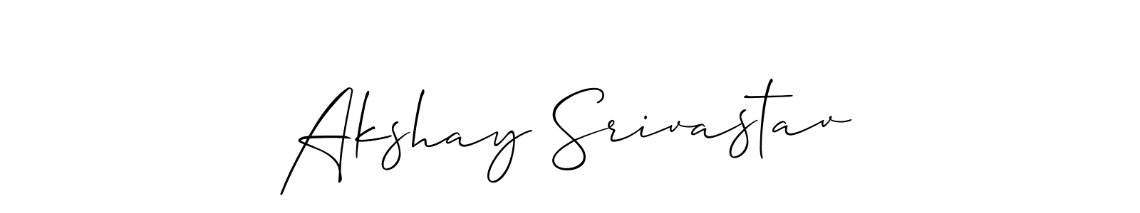 This is the best signature style for the Akshay Srivastav name. Also you like these signature font (Allison_Script). Mix name signature. Akshay Srivastav signature style 2 images and pictures png