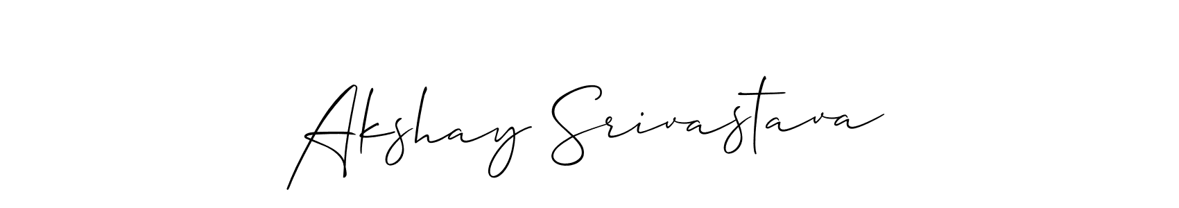 This is the best signature style for the Akshay Srivastava name. Also you like these signature font (Allison_Script). Mix name signature. Akshay Srivastava signature style 2 images and pictures png