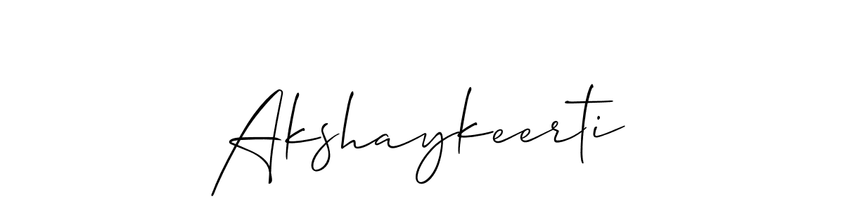 It looks lik you need a new signature style for name Akshaykeerti. Design unique handwritten (Allison_Script) signature with our free signature maker in just a few clicks. Akshaykeerti signature style 2 images and pictures png