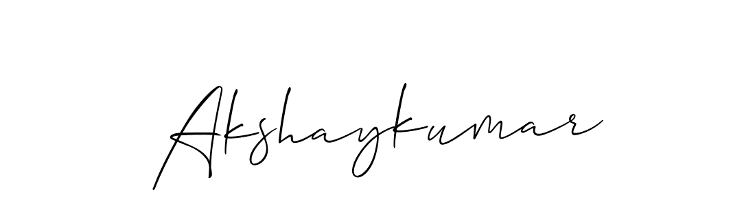 Make a beautiful signature design for name Akshaykumar. With this signature (Allison_Script) style, you can create a handwritten signature for free. Akshaykumar signature style 2 images and pictures png