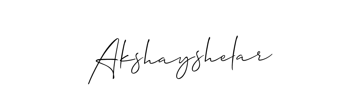 The best way (Allison_Script) to make a short signature is to pick only two or three words in your name. The name Akshayshelar include a total of six letters. For converting this name. Akshayshelar signature style 2 images and pictures png