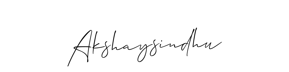 Akshaysindhu stylish signature style. Best Handwritten Sign (Allison_Script) for my name. Handwritten Signature Collection Ideas for my name Akshaysindhu. Akshaysindhu signature style 2 images and pictures png